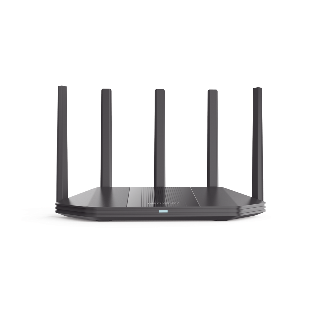 Router Inalámbrico / Wifi 6 / Hasta 1800 Mbps / MESH / Doble Banda AC (2.4 GHz y 5 GHz) / 4 Puertos 1000 Mbps /  5 Antenas Omnidireccional / Interior / Beamforming Optimizado /  Administración Gratuita desde la Nube