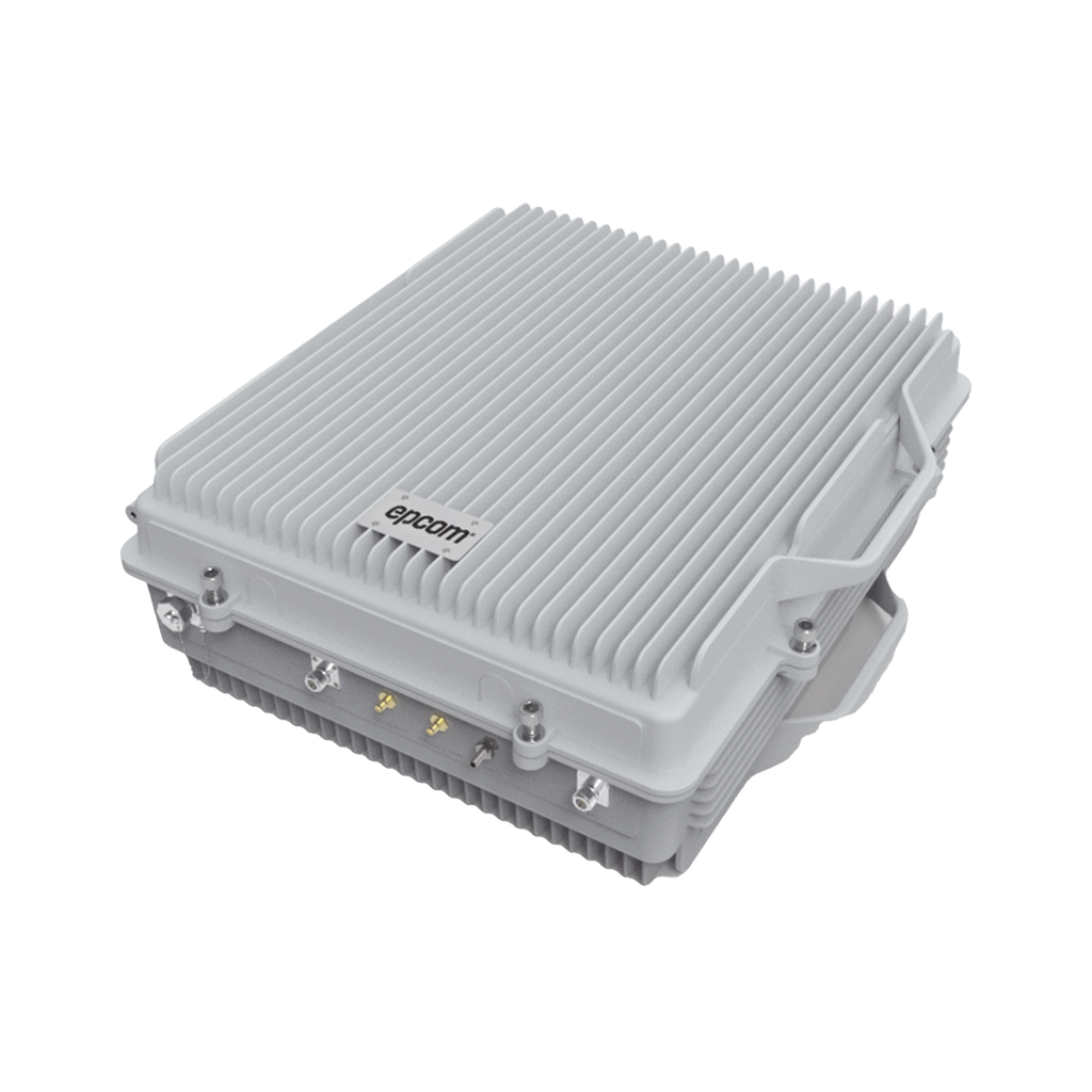 [EP43-B466-ABSE] (HASTA 4 KILÓMETROS) Amplificador de Señal Celular 4G de ALTA POTENCIA: Especial para Crear una Zona Celular en Áreas Rurales o Comunidades Alejadas. 95 dB de Ganancia, 20 Watts de Potencia, 1700/2100 MHz.