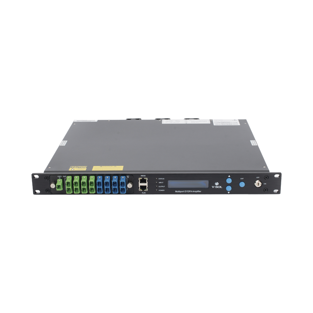 Amplificador Óptico EYDFA de 8 puertos de 1550nm