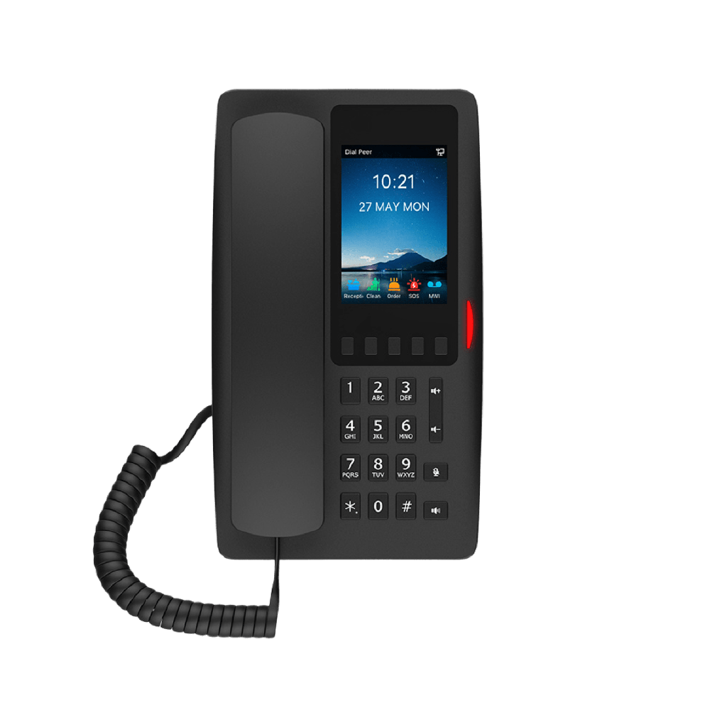 [H6WB] TELEFONO IP WI-FI HOTELERO C/POE C/PUERTO USB P/CARGA Y PANTALLA LCD D/3.5IN