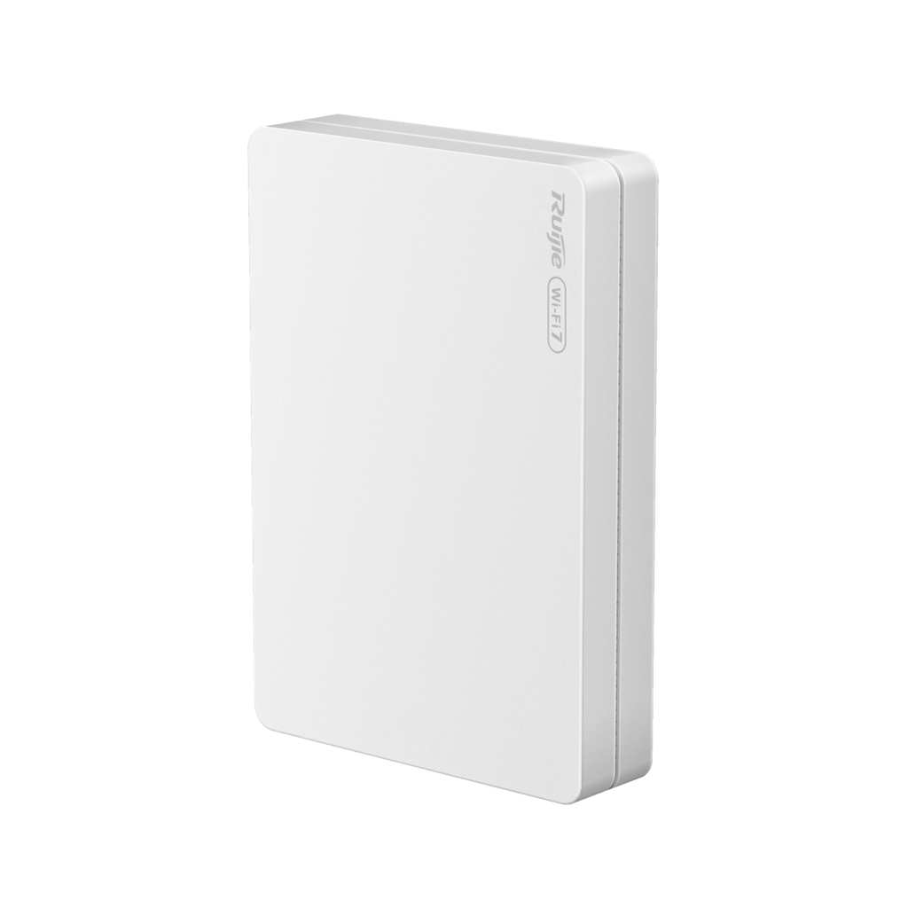 Punto de Acceso Mesh Wi-Fi 7 para interior en pared, hasta 512 usuarios ideal para Hotelería u Oficina.