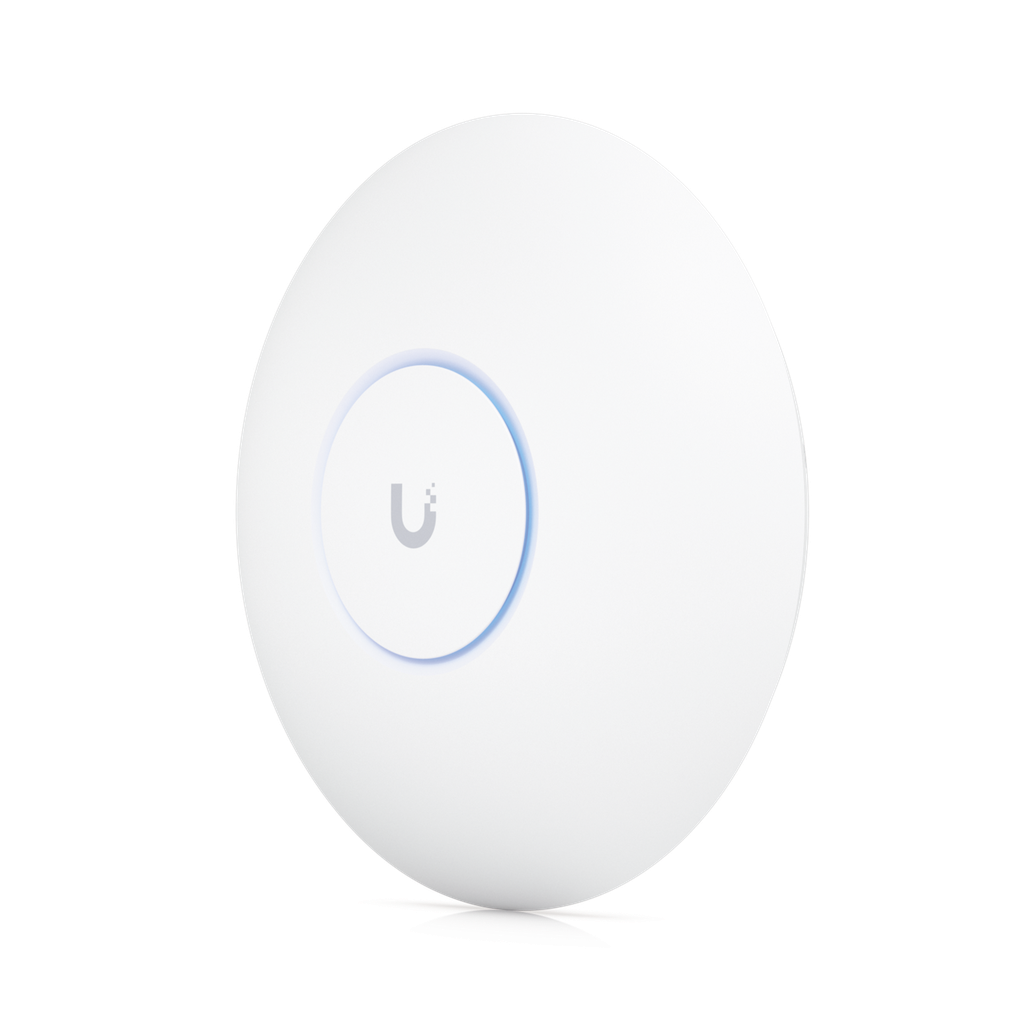 Access Point UniFi U7 Pro Max con 8 streams espaciales / para Techo o Pared / Tribanda (2.4/5/6GHz) / Radio Dedicado a Escaneo Espectral / Puerto 2.5 GbE / +500 clientes / POE+ (No incluido) / Para alta densidad de usuarios en escenarios exigentes