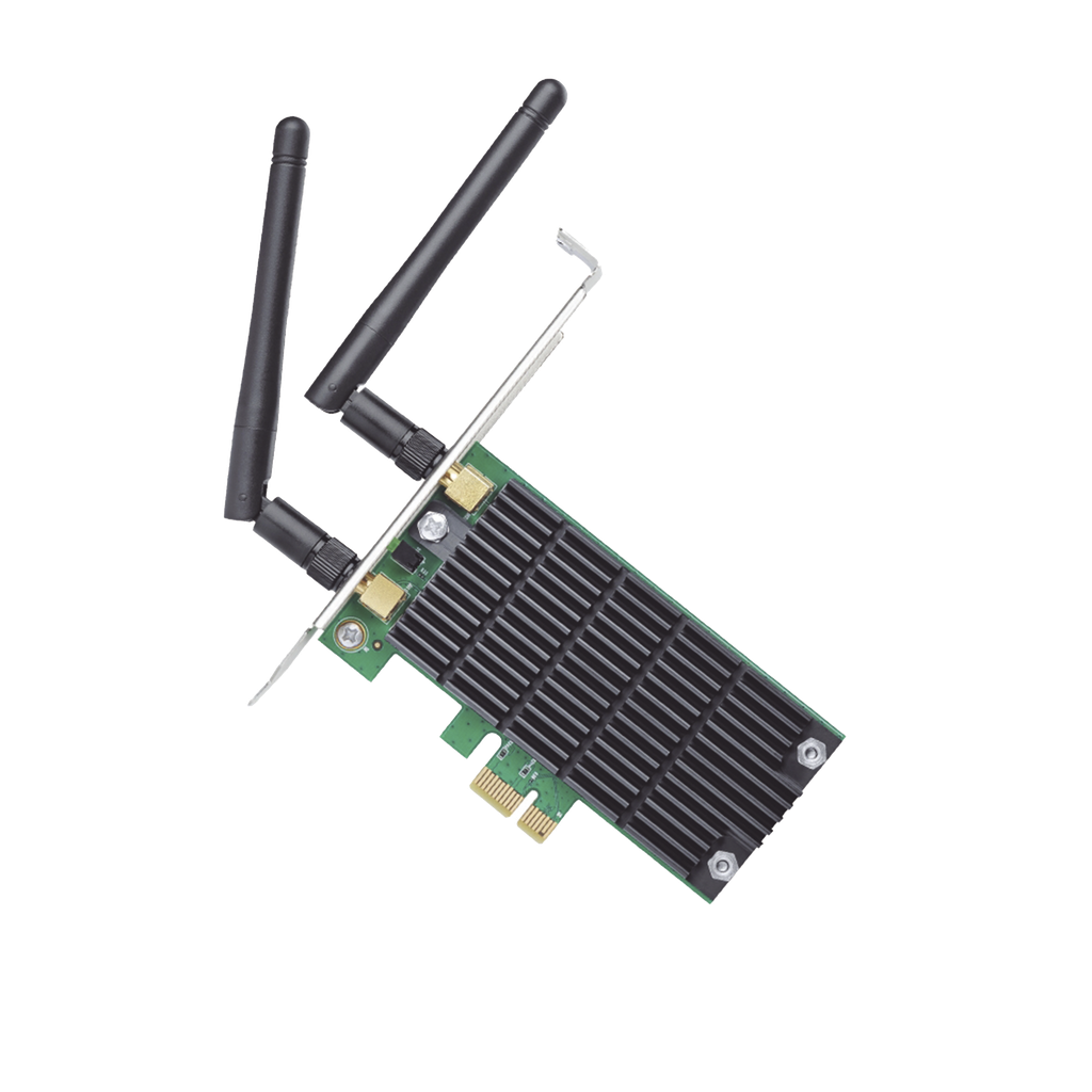 [ARCHERT4E] Adaptador  PCI inalámbrico doble banda AC 1200 Mbps / Antena de alta ganancia / Tecnología MU-MUMO 2X2 / Soporte de perfil bajo y Altura completa
