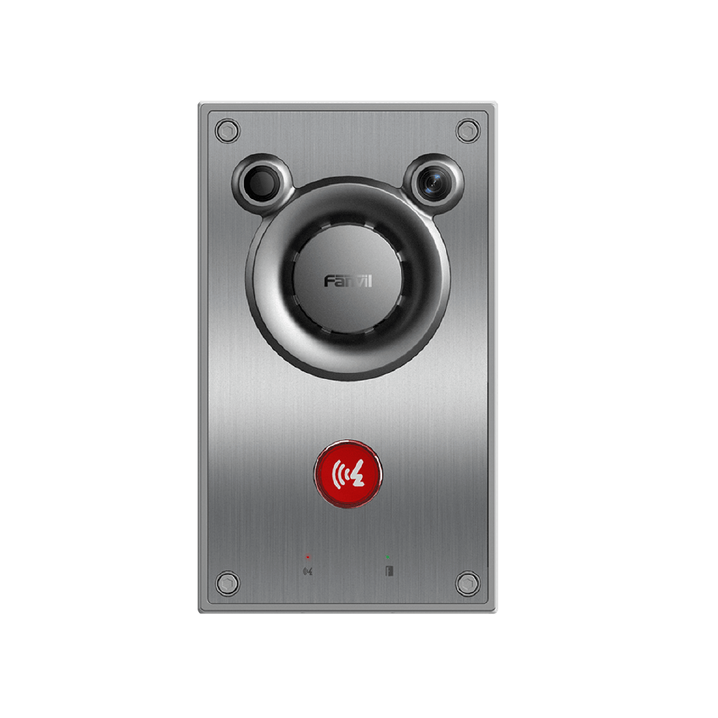 [A12V] Video/ Intercomunicador IP, Altavoz 10W, 2 relevadores con botón para llamada, anti-vandálico, IP66 e IK10, PoE