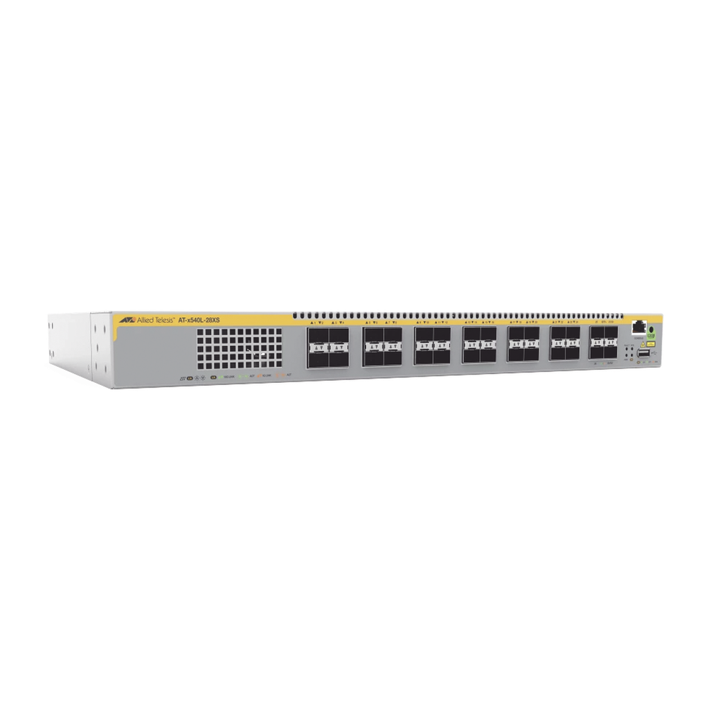 10 Gigabit Layer 3 Stackable Switch, 24x SFP, 4x SFP+ ports, US Power Cord.