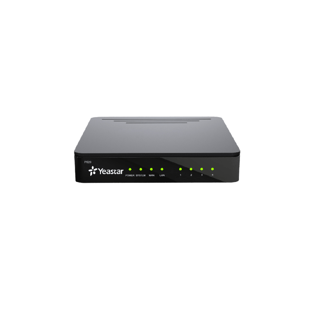 [P520] Conmutador Enterprise Modular Yeastar para PYMES 20 Extensiones,10 Llamadas Simultaneas, Hasta 4 puertos FXO/FXS (No Incluidos))