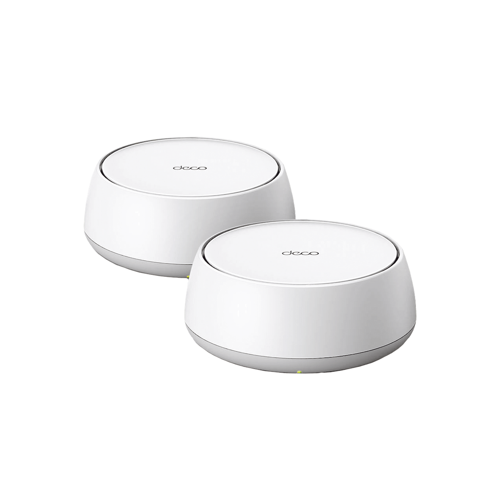 [DECO-BE25-2PACK] KIT 2 Routers Inalámbrico MESH Interior para Hogar / Doble Banda Wi-Fi 7 BE3600 Mbps / 2 Puerto 2.5 Gigabit WAN/LAN / 4 Antenas Internas / Operación Multi-Link MLO / Administración Mediante la App Deco (iOS, Android) / HomeShield
