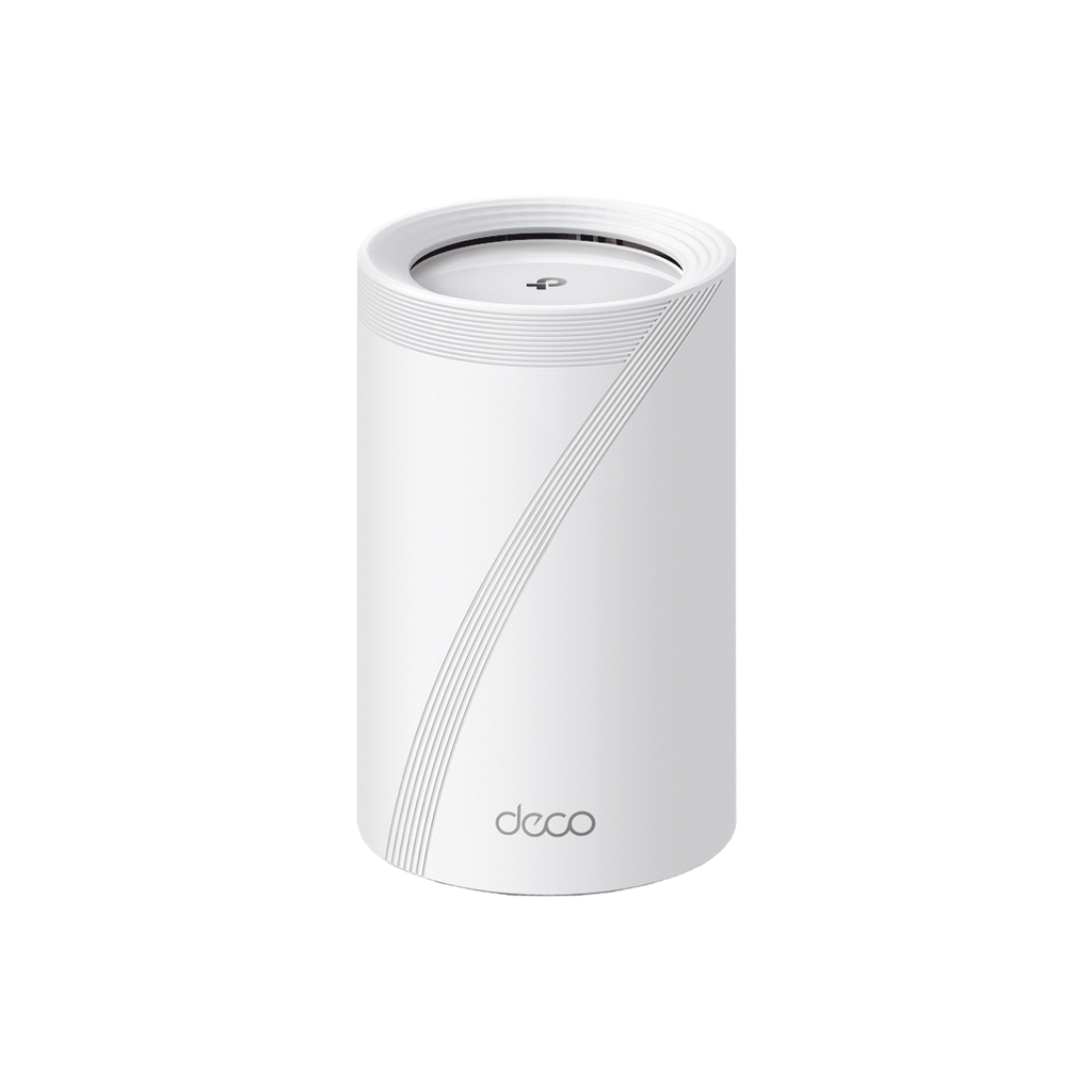 Router Inalámbrico MESH Interior para Hogar / Triple Banda Wi-Fi 7 BE9300 Mbps / 2 Puerto 2.5 Gigabit WAN/LAN / 4 Antenas Internas / Operación Multi-Link MLO / Administración Mediante la App Deco (iOS, Android) / HomeShield
