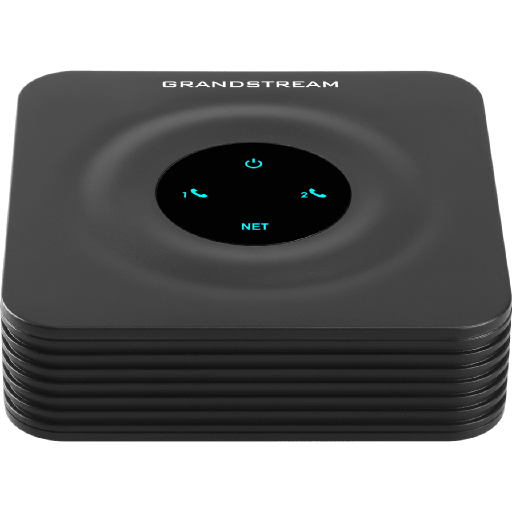 [HT-802-V2] Adaptador de Teléfonos Analógicos ATA / 2 Puertos FXS (Conectar Teléfono Análogo) / Soporta 2 Perfiles SIP / Ethernet 10/100Mbps / Seguridad TLS y SRTP / Conferencia de Voz 3 Vías /