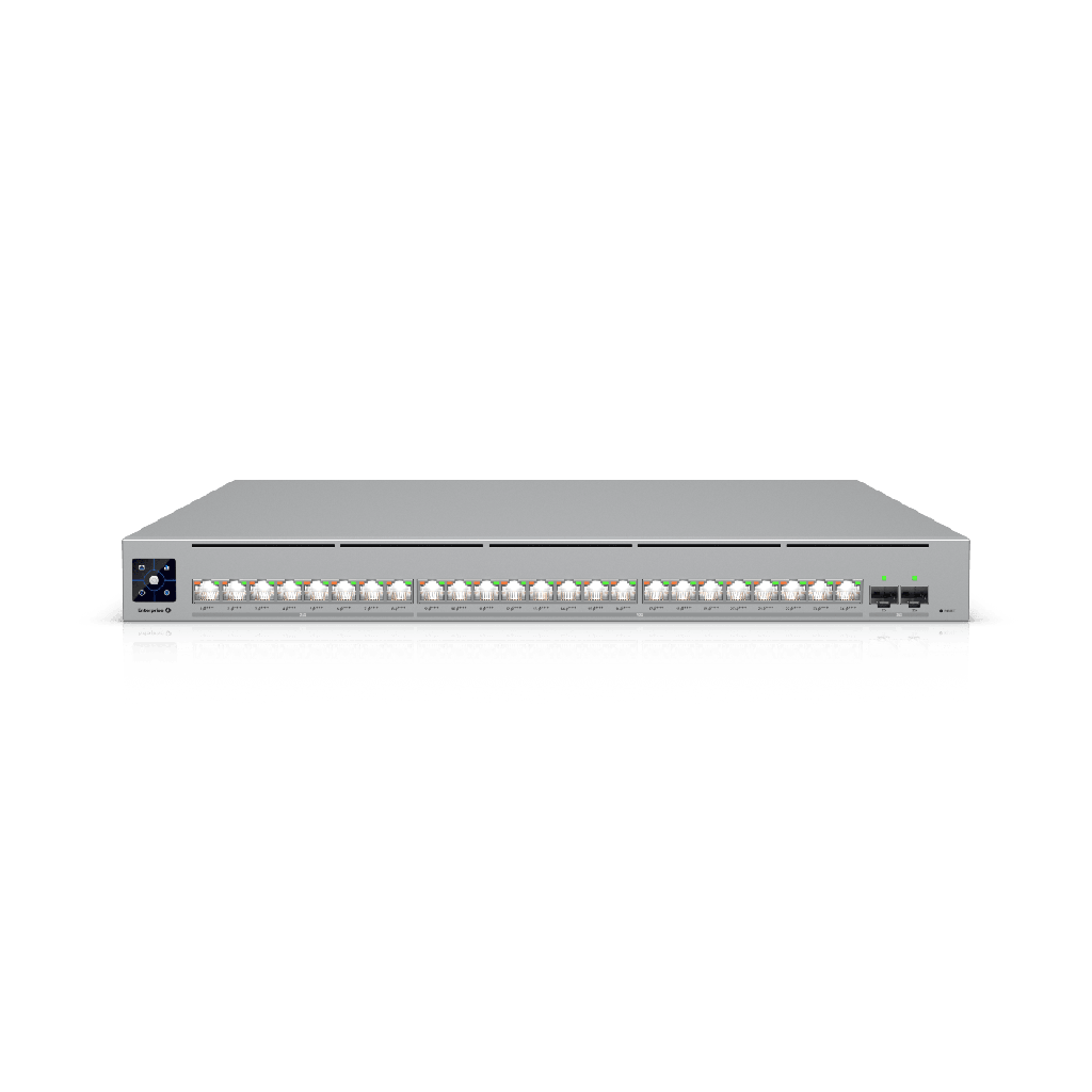 Enterprise Campus 24 PoE, Switch Empresarial Etherlighting? PoE+++ Capa 3 de 24 Puertos (16 x 10 GbE y 8 x 2.5 GbE) y 2 Puertos SFP28 de 25 G de Alta Disponibilidad