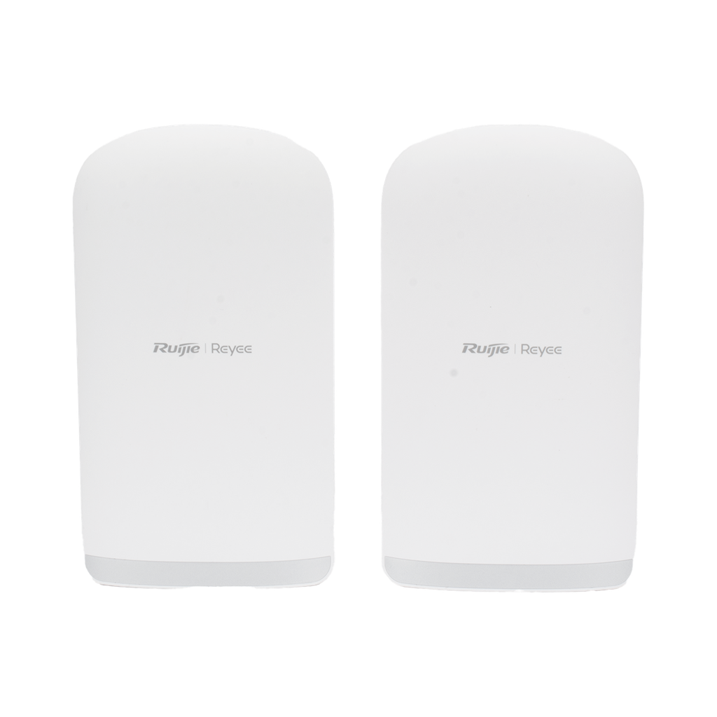 Kit completo Punto a Punto Pre-Configurado hasta 5 Km listos para enlazar, administrable en la Nube, Banda 5Ghz AC WAVE2 MU-MIMO 2X2, Puertos 10/100/1000