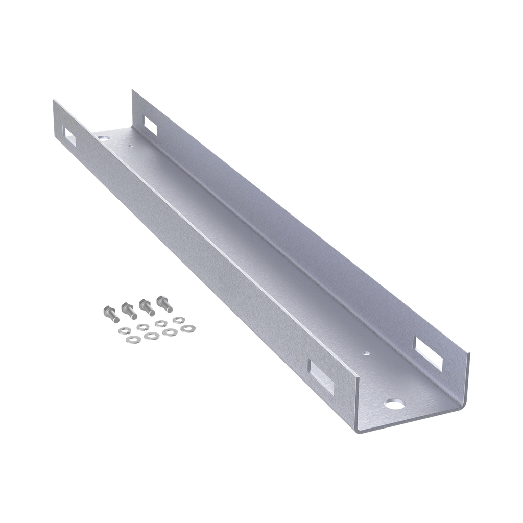 Montaje de Poste Para Gabinetes OSP ComLine de 600 mm de alto (12 UR), De Aluminio, Color Negro