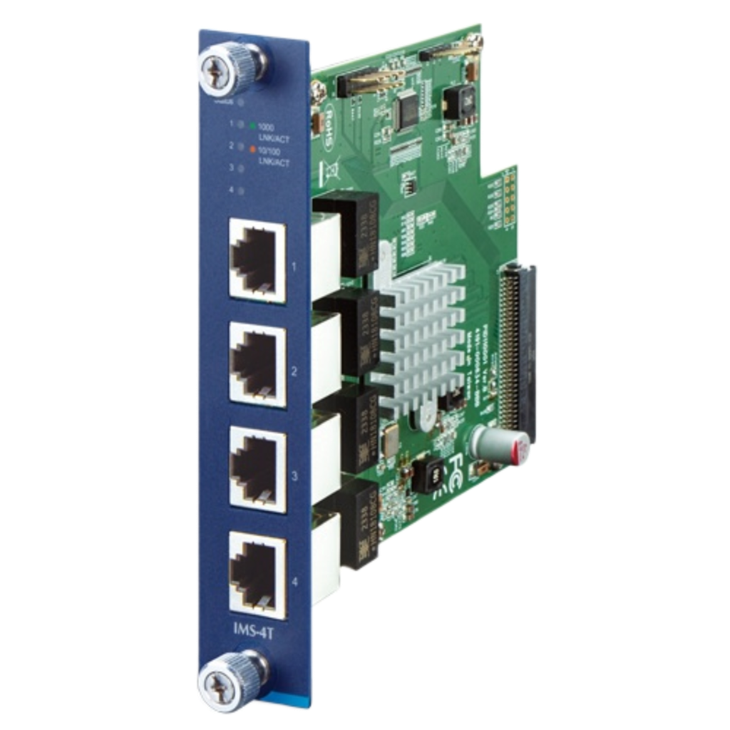 Modulo de 4 Puertos Ethernet 10/100/1000T Para Switch Modular IMS-6325-5