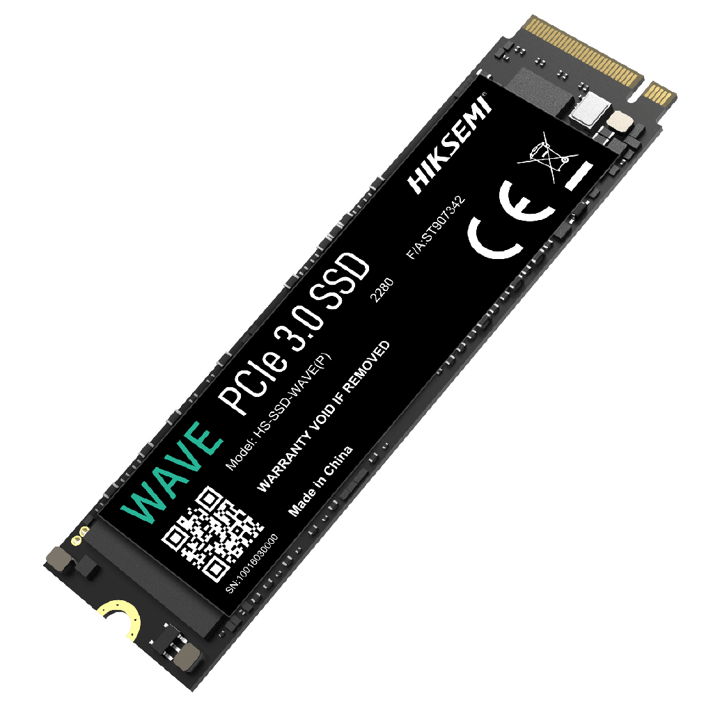 [HS-SSD-WAVE(P)/512G] Unidad de estado sólido (SSD) 512 GB / PCIE 3.0 / M.2 NVME / Alto Rendimiento / 2500 MB/s Lectura / 1025 MB/s escritura