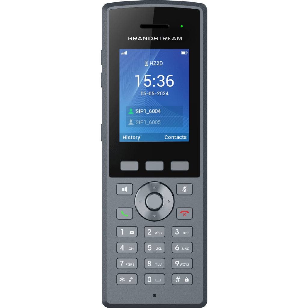 [DP735] Teléfono Inalámbrico DECT HD Reforzado DP735 / 20 Cuentas SIP / Pantalla TFT LCD 2.4 Pulgadas / Alcance 400 m Exteriores / IP67 / Audio Full HD / Batería 2000 mAh / Compatible con Estaciones Base DP750, DP752, DP755