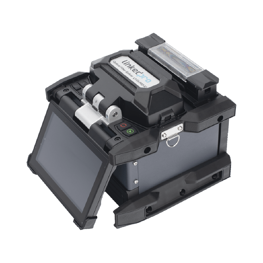 [LP-FS-PRO-X7] Fusionadora de Fibra Óptica con GPS para Fibra Óptica Multimodo y Monomodo / Alineación por Núcleo / 6 Motores para Mejor Precisión en el Empalme / Capacitación básica virtual gratuita