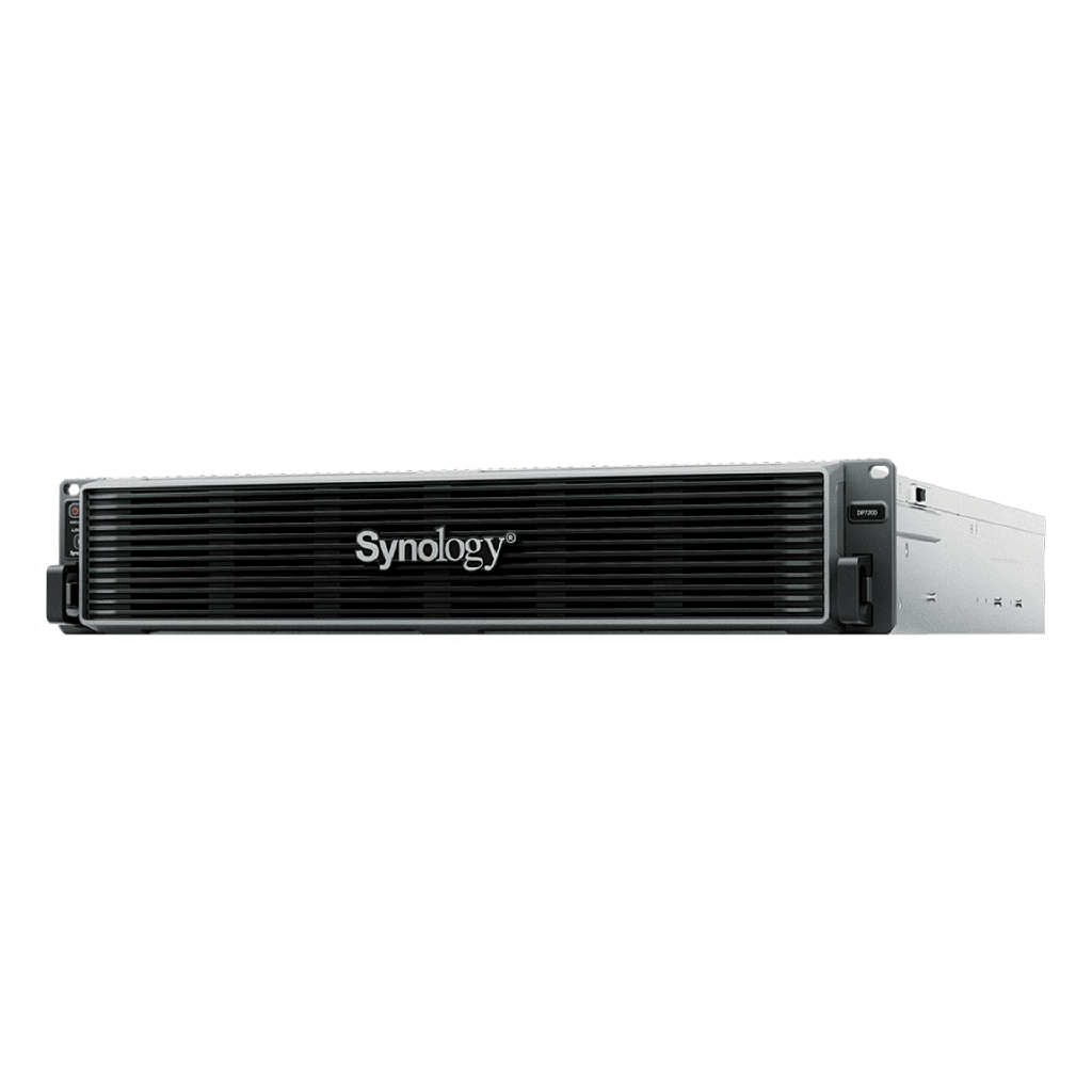 [DP7200] Dispositivo de Protección de Datos Synology ActiveProtect DP7200 | 2U Rack | AMD EPYC 7272 12 Núcleos | 32 GB RAM (Max 512 GB) | 10 HDD 12 TB RAID 6 + 1 Spare | 2 SSD 1920 GB RAID 1 | 2 Puertos 10 GbE | Protección Ransomware.