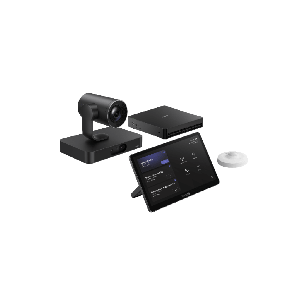 Sistema de Videoconferencia Yealink MVCS80 para Microsoft Teams Rooms con Tecnología de IA Colaborativa y Cámaras Dual 4K