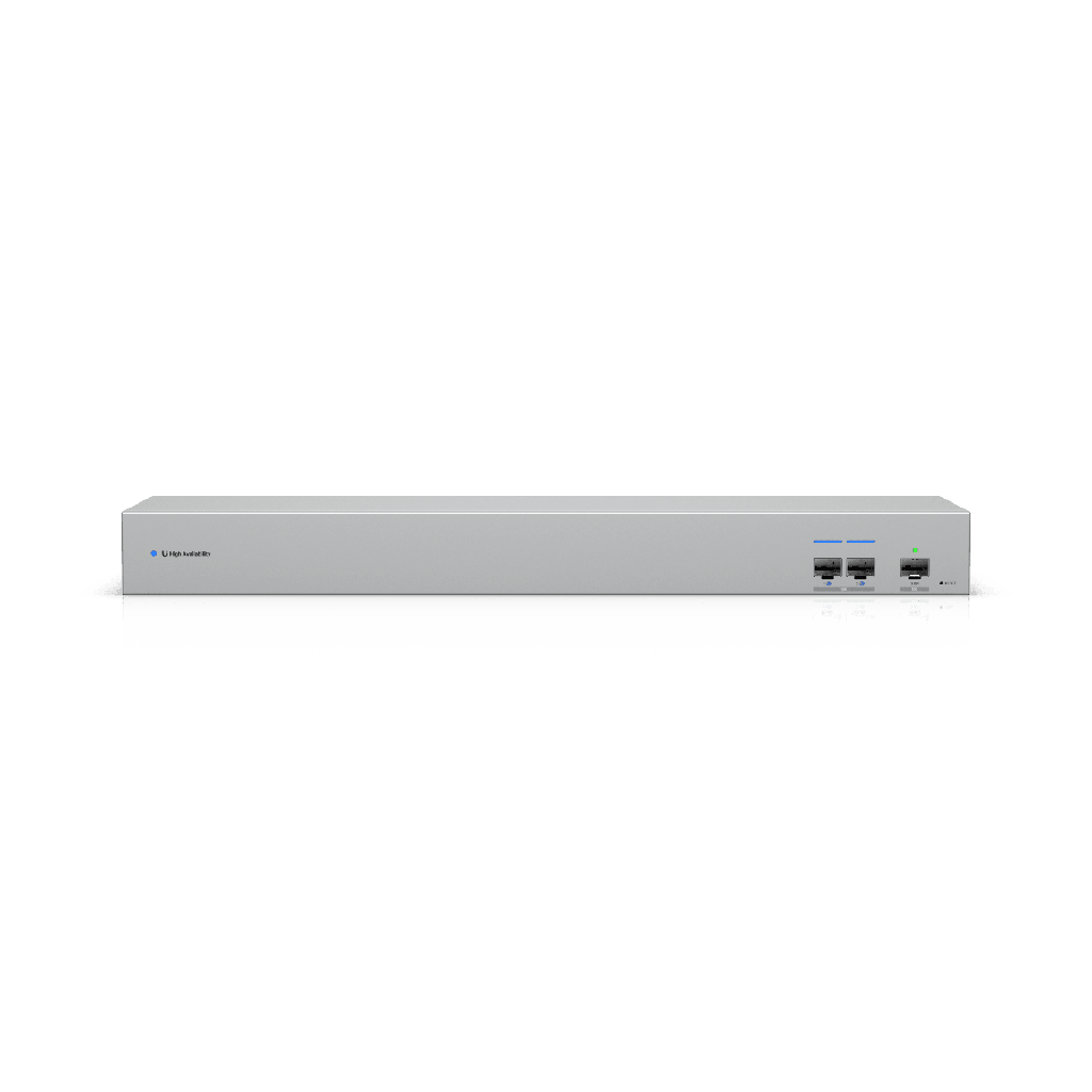 UniFi USW-WAN ? Switch WAN Capa 2 con Uplinks SFP+ 10G, Puerto RJ45 GbE y Alimentación CA Redundante para Alta Disponibilidad con UniFi Gateways en Modo Shadow (Rack 1U)