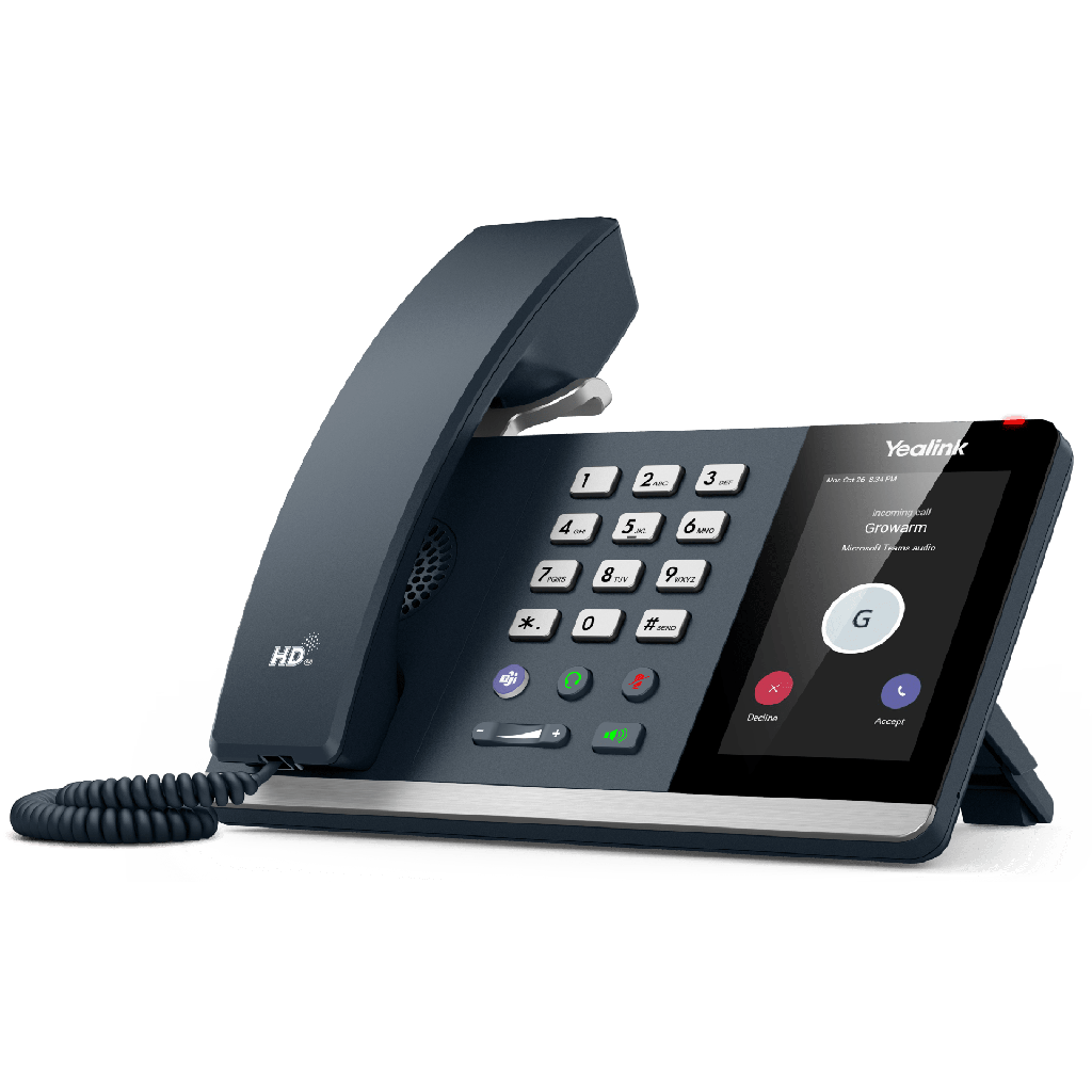Teléfono IP Yealink MP54 Compacto con Android 12 y Certificación Microsoft Teams