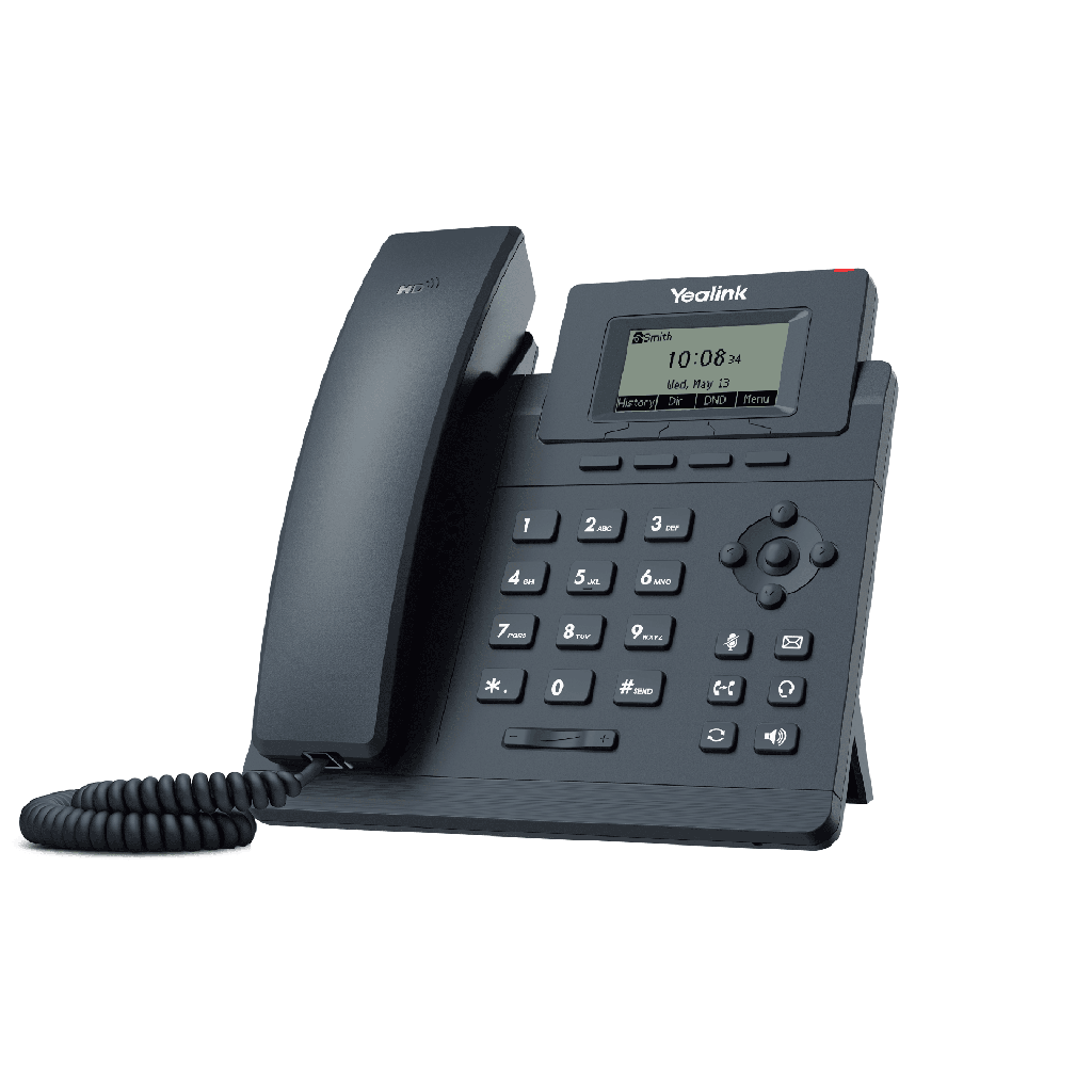 [SIP-T30P] Teléfono IP Empresarial Yealink SIP T30P con 1 Línea SIP y Conferencia de hasta 5 Participantes