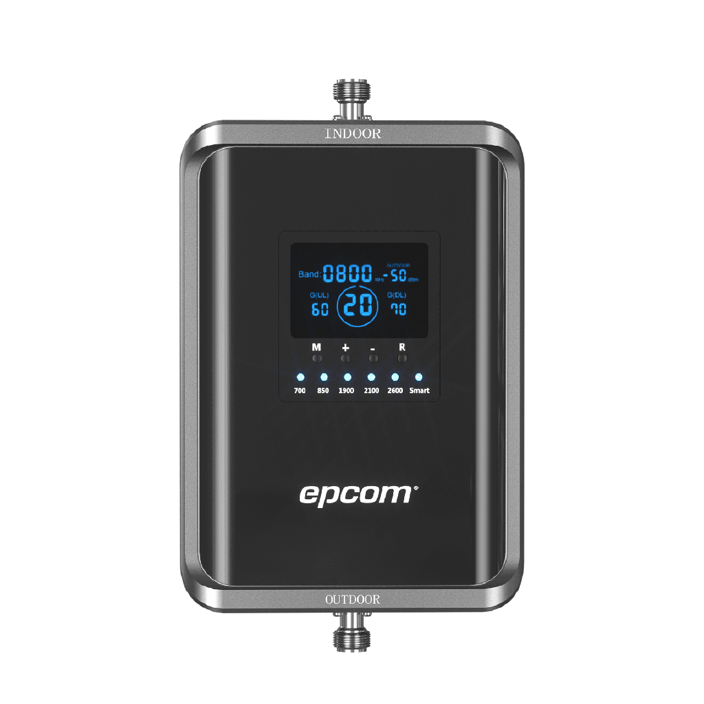 Amplificador de Señal Celular 5G / Mejora las llamadas convencionales y VoLTE / Soporta los datos de las tecnologías 2G, 3G, 4G y 5G de TELCEL, AT&T, MOVISTAR y OMV de Altán / Cubre hasta 1000 m².