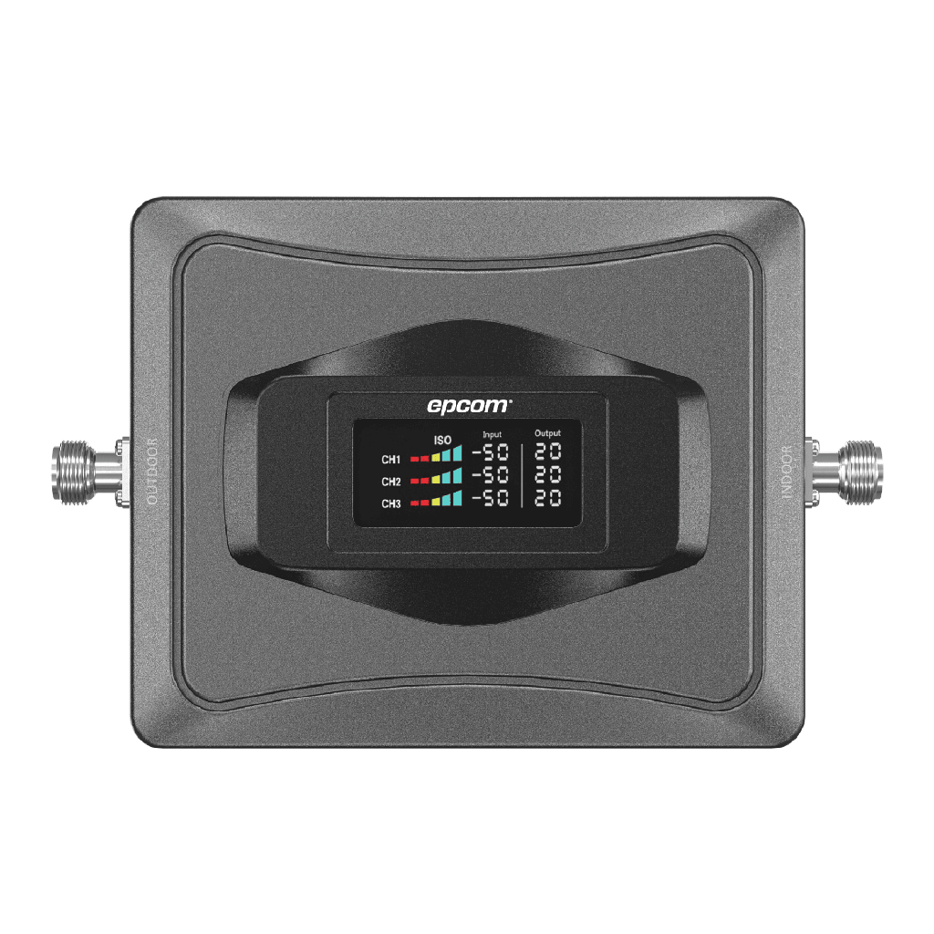 [EP-TB-4G-V3SA] Amplificador de Señal Celular 4G / Mejora las llamadas convencionales y VoLTE / Soporta los datos de las tecnologías 2G, 3G y 4G de TELCEL, AT&T y MOVISTAR / Cubre hasta 1000 m2.