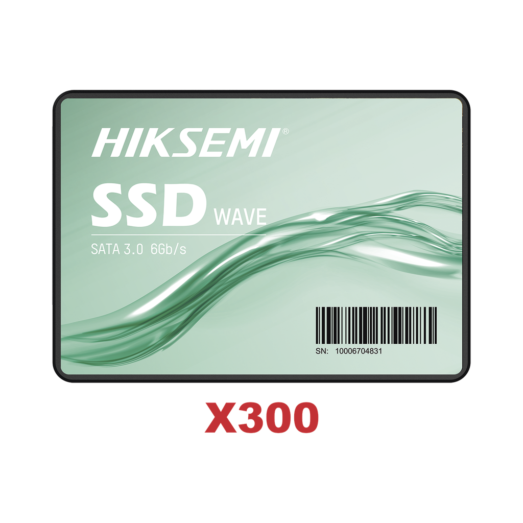 Paquete Mayorista: 300 Piezas de SSD 2.5 SATA III, 256GB de la Serie WAVE(S) (no incluye Empaque)