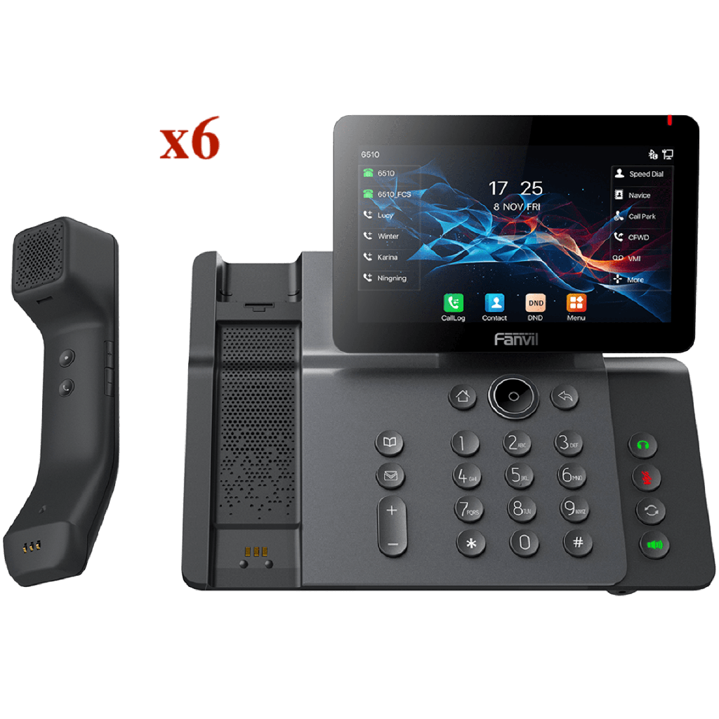 Kit modelo V66PRO ¡Llévate 6 Teléfonos por el Precio de 3!