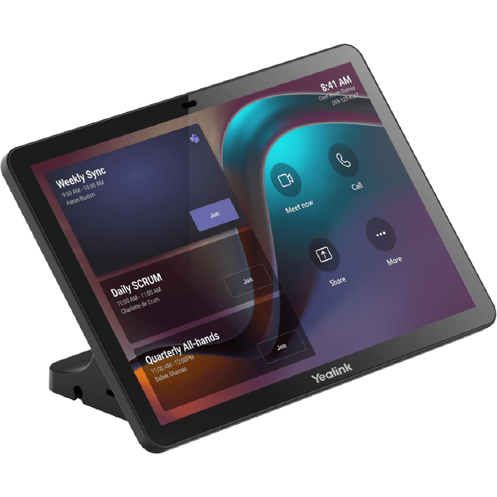 Tableta de Control CTP25 de Yealink Para Salas de Reuniones con Pantalla IPS de 10.1? y PoE Integrado