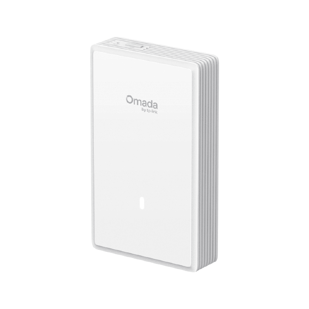 Punto de Acceso Omada / Wi-Fi 7 BE5000 MU-MIMO 2x2 / 1 Puerto 2.5 Gbps / 1 Puerto 2.5 Gbps PoE pass-through / 2 Puertos 2.5 Gbps / Mesh Omada / Operaciones Multiencale (MLO) / Configuración por Controlador o Stand-Alone / Para Montaje Pared / Alime