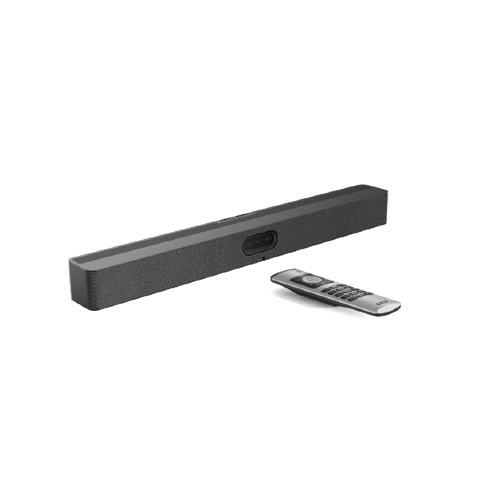 [A50-010] Barra de Videoconferencia Yealink A50 con IA y Control Remoto VCR11, Todo en Uno para Salas Medianas y Grandes con Seguimiento Automático del Hablante