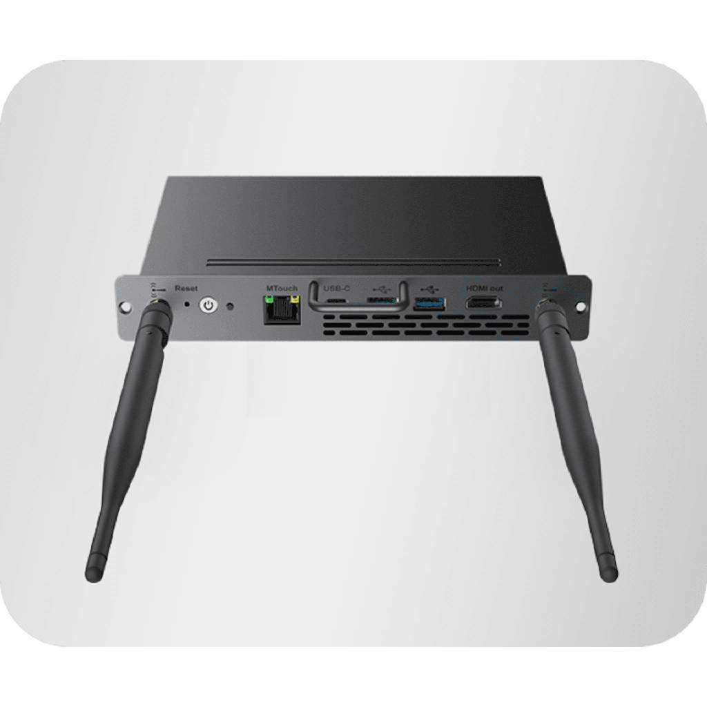 Módulo de Cómputo MCore-OPS-T para MeetingBoard 65?, 75? y 86? con Windows 11 IoT optimizado para Teams Rooms