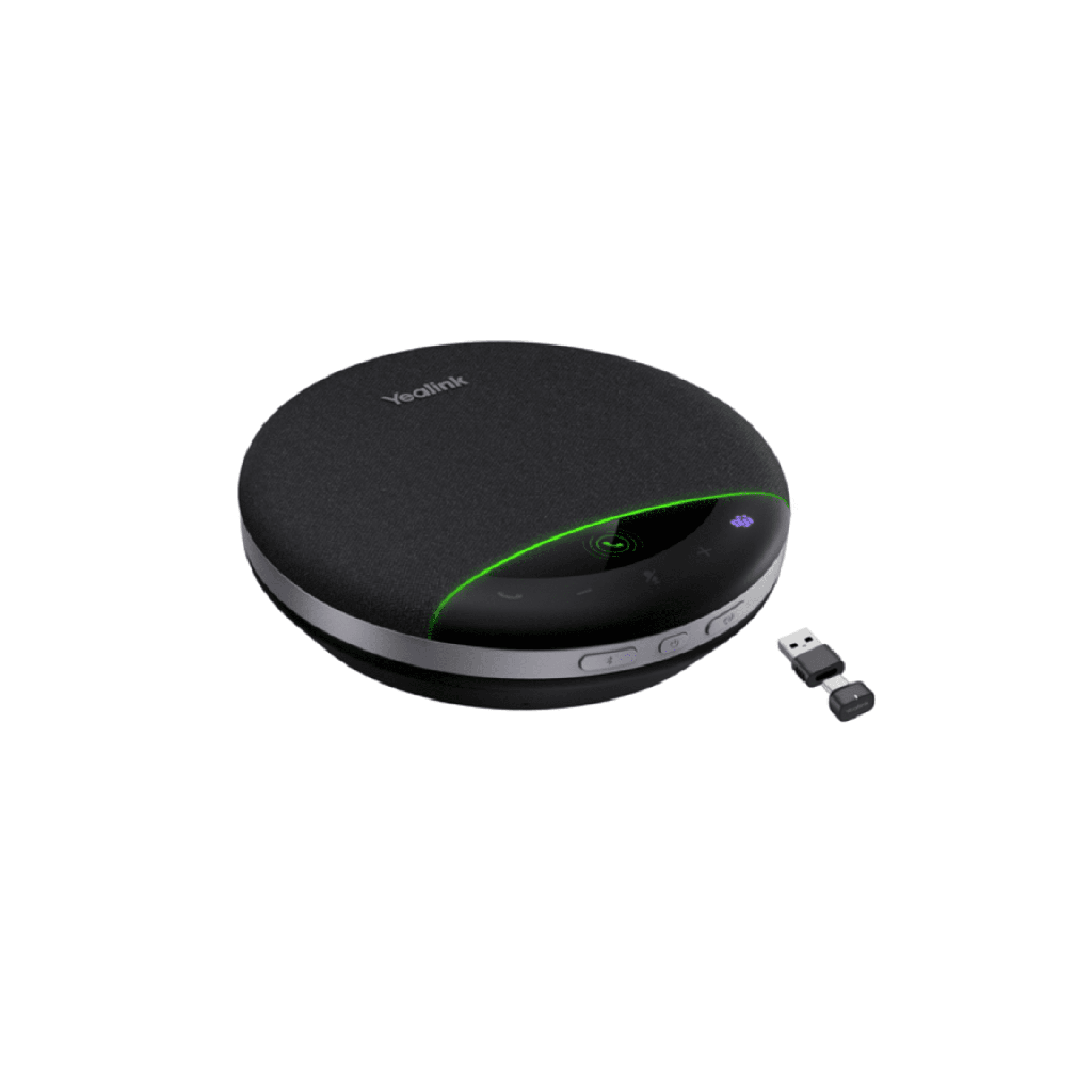 Altavoz de Conferencia SP96 de Yealink con Micrófonos 360° y Cancelación de Ruido Inteligente