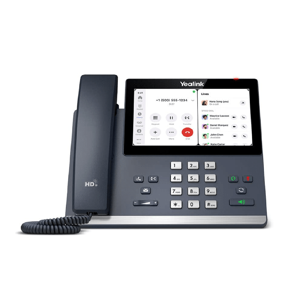 Telefono IP MP56-E2-Zoom de Yealink con Integración Nativa para Zoom, Pantalla de 5 y Audio HD con Cancelación Avanzada de Ruido