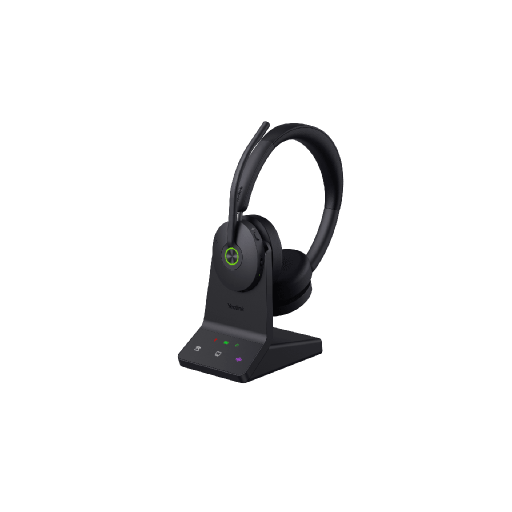 [WH68] Diadema Inalámbrica WH68 de Yealink con ANC Híbrida y Conectividad Dual DECT Bluetooth