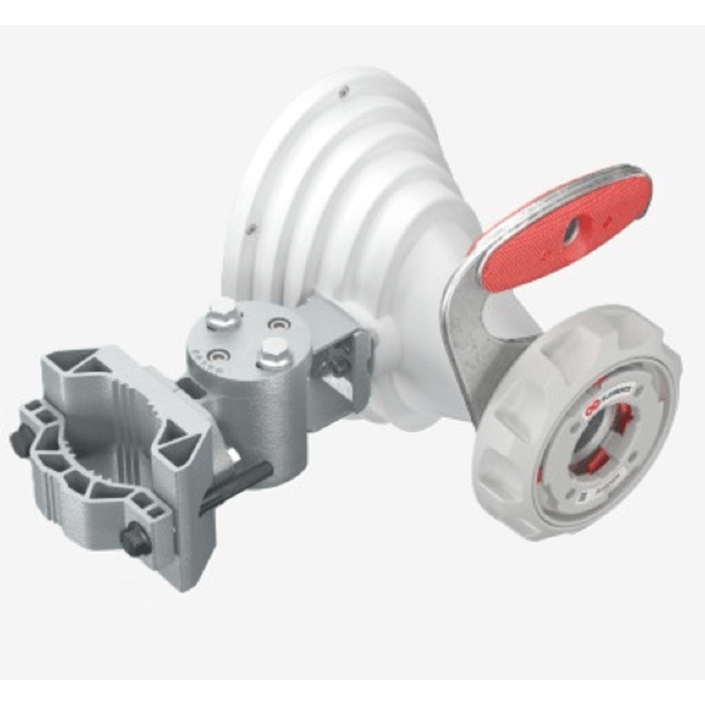 Antena Horn Asimétrica 5 GHz / 17 dBi de Ganancia / Patrón Asimétrico 45° / TwistPort? Waveguide / IP55 / Montaje UBR / Para Plataformas Inalámbricas Compatibles