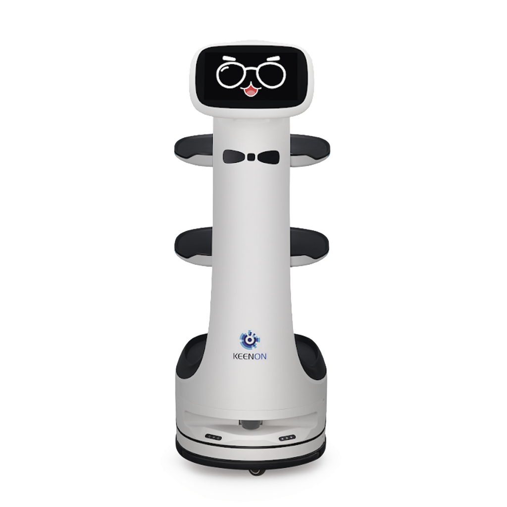 [T8LS] Robot mesero o repartidor T8LS /  Ubicado por sensor láser / Sensor de obstáculos / Navegación fluida