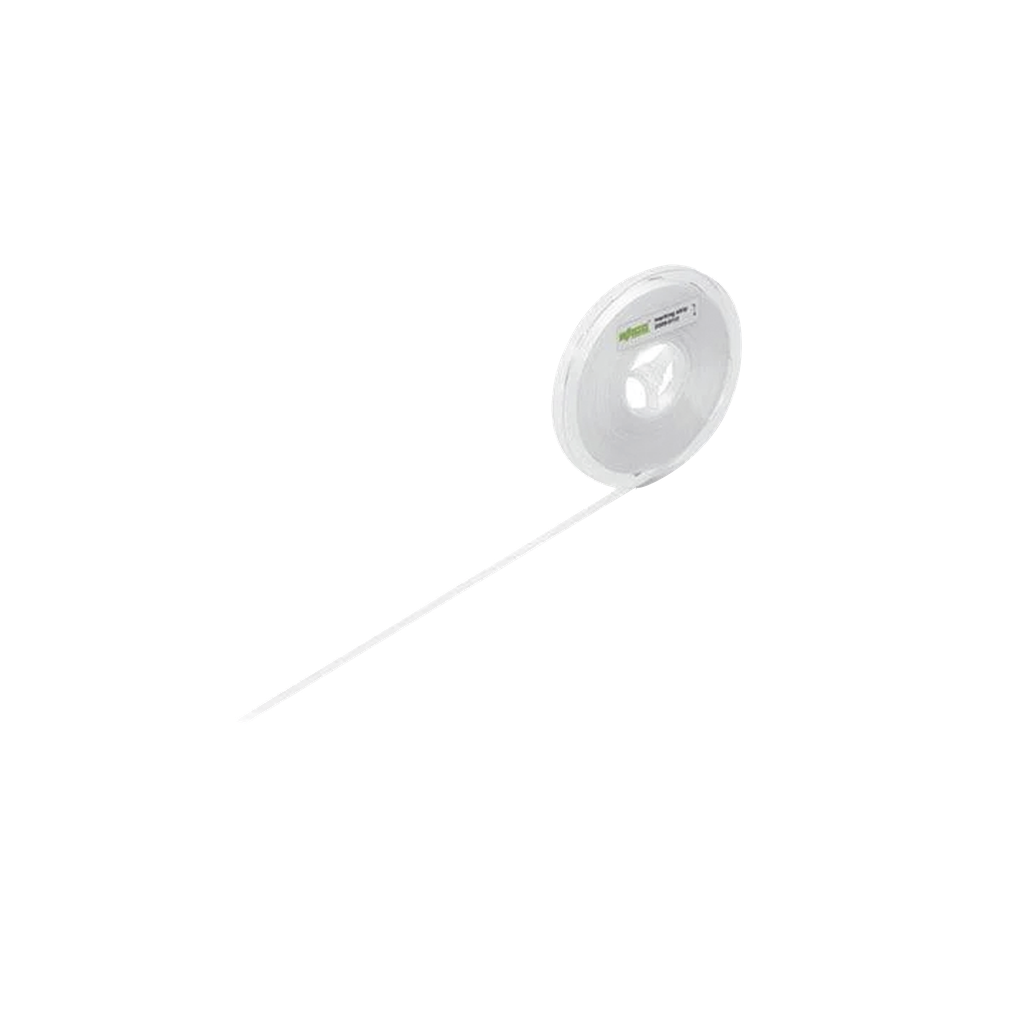 Tira de Marcadores para Smart Printer, 11 mm Ancho, Blanco, Rollo 50 m, Termotransferencia, Encajable, Sin Impresión, Libre de Halógenos