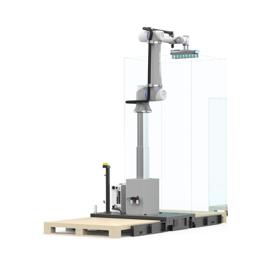 [CR-20AV2] Estacion Con Brazo Robotico Telescopico Colaborativo Especializado Para Procesos  De Palletizado Altura Maxima 2100mm