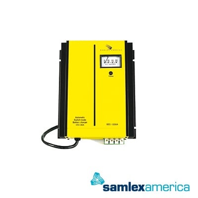[SEC-1230UL] Cargador de Baterías de Plomo Ácido 12 Volts, 30 A / Bancos de 250 a 350 Ah