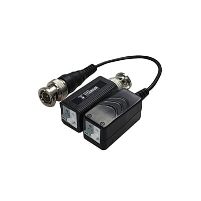 [TT-101-F-TURBO] Kit de Transceptores (Baluns) con Terminal PUSH SUPERIOR, Resolución 4K , Cable flexible COAXIAL Blindado / COAXITRON / AUDIO POR COAXITRON / Menu OSD /Conector 100% COBRE / protección TVS, Calidad PREMIUM