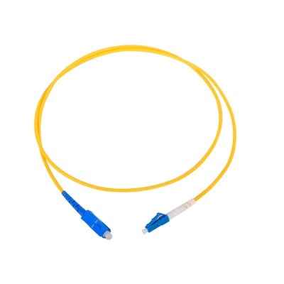 [LP-FO-6013B] Jumper de Fibra Óptica Monomodo LC/UPC-SC/UPC Simplex de 1 metro