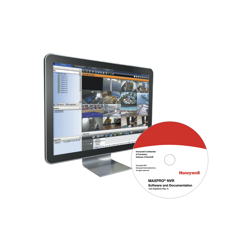 [MPNVRSW4] Software MAXPRO NVR / Licencia Base + 4 Canales