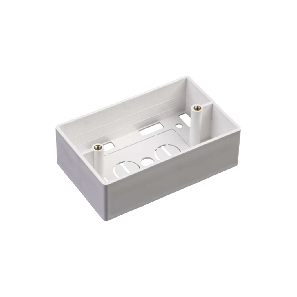 Caja de Pared Universal, Color blanco, Para montaje con Placas de Pared