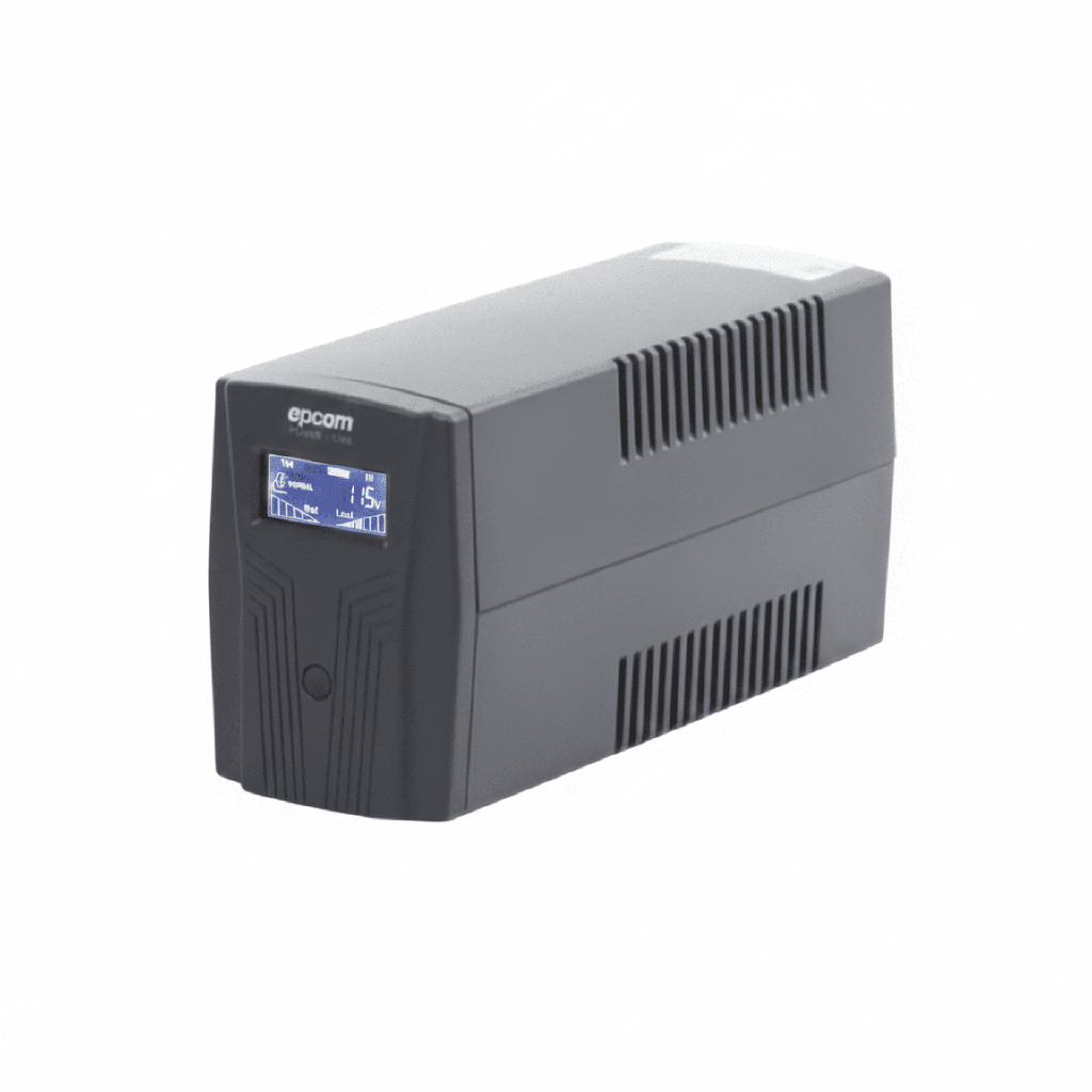 [EPU850LCD] UPS de 850VA/510W / Topología Línea Interactiva / Entrada y Salida 120 Vca / Clavija NEMA 5-15P / 6 Tomas NEMA 5-15R / Sin RJ11 ni RJ45