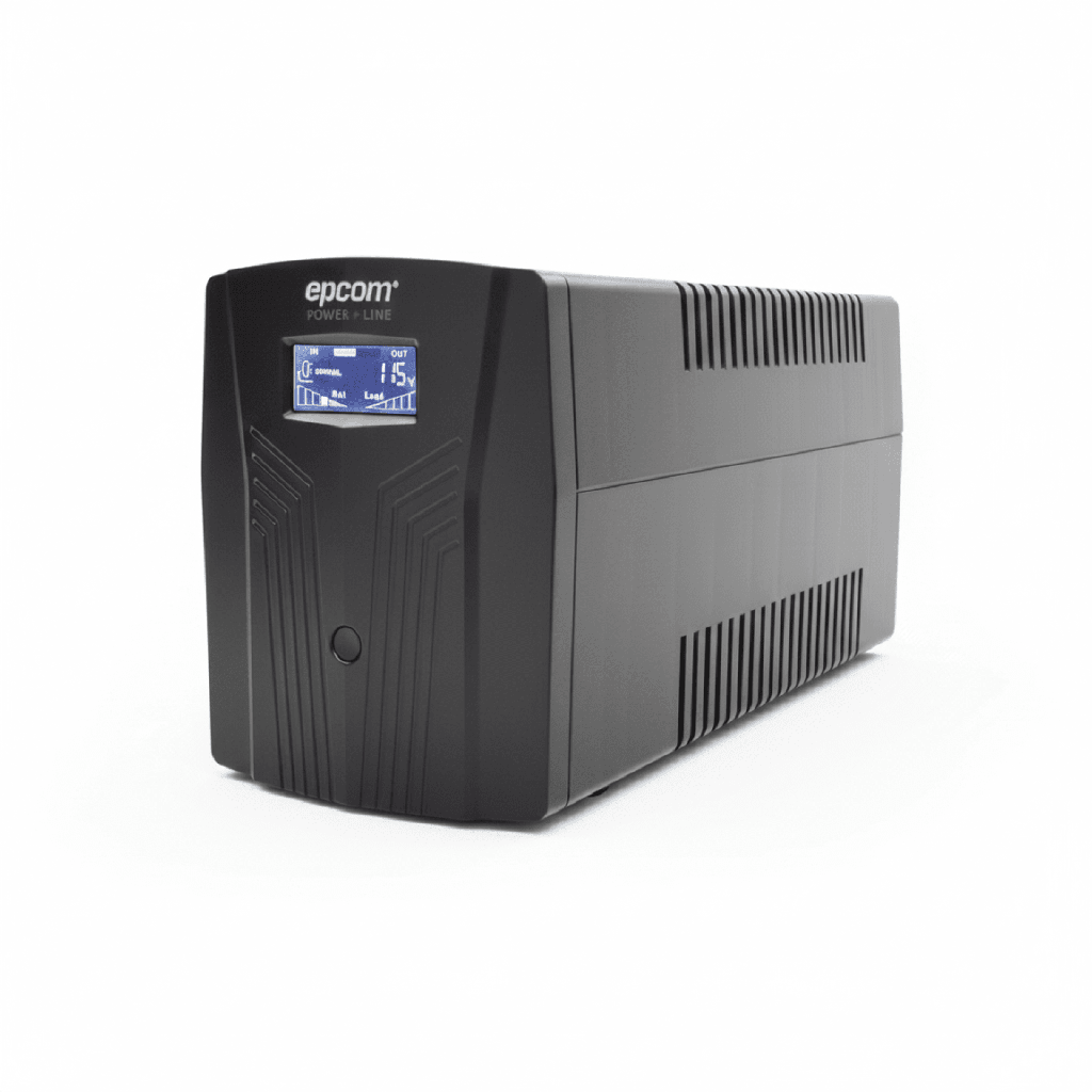 [EPU1200LCD] UPS de 1200VA/720W / Topología Línea Interactiva / Entrada y Salida 120 Vca / Clavija NEMA 5-15P / 6 Tomas NEMA 5-15R