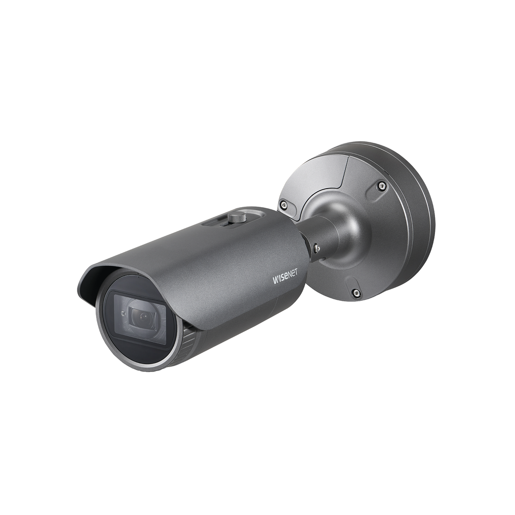 [XNO-6080R] Cámara IP Tipo Bala Antivandálica 2MP / Lente Motorizado 2.8-12mm / IR 50M / WDR 150db / H.265 & WiseStream II