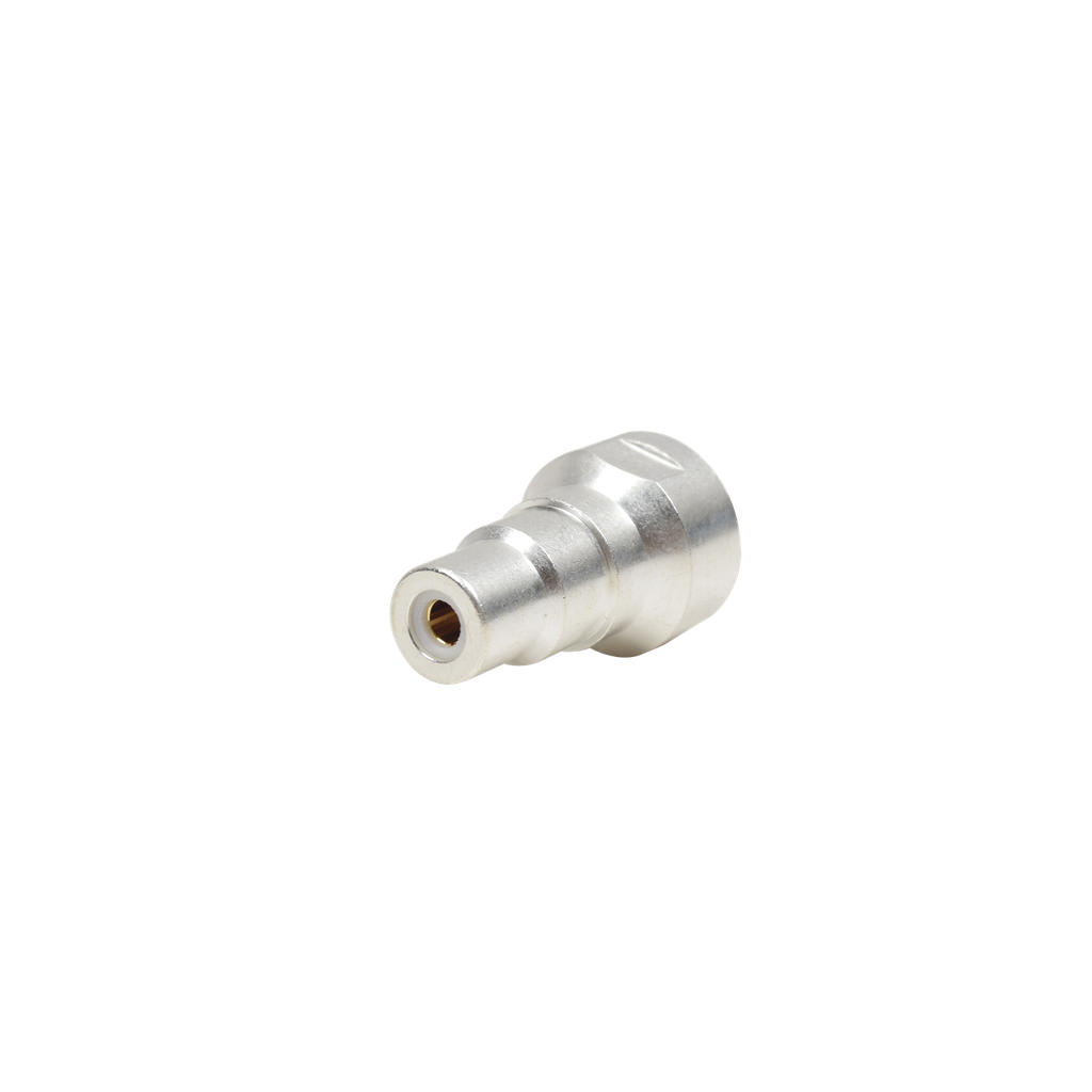 [PT-4000-015] Adaptador UNIDAPT Hembra a RCA Hembra, Plata / Oro / Teflón.