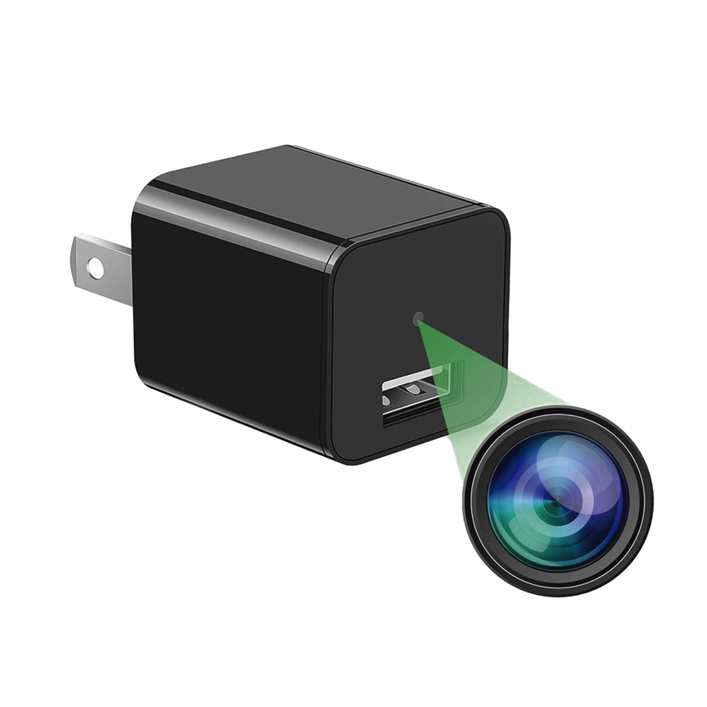 [M1B] M1B Cámara Oculta en Cargador de Pared (Spyce Camera) / Memoria de 8GB / Resolución 2 Megapixel (1080P) / Grabación Continua o por Movimiento